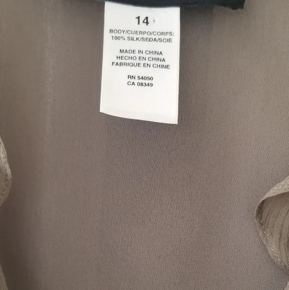 Jones New York Silk Blouse - Picture 3 of 4